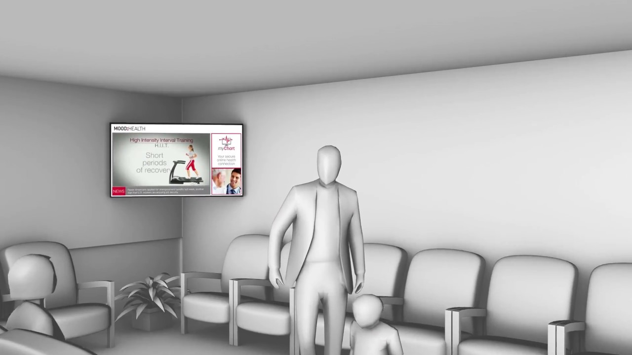 Waiting Room Digital Signage for Healthcare - Mood TV