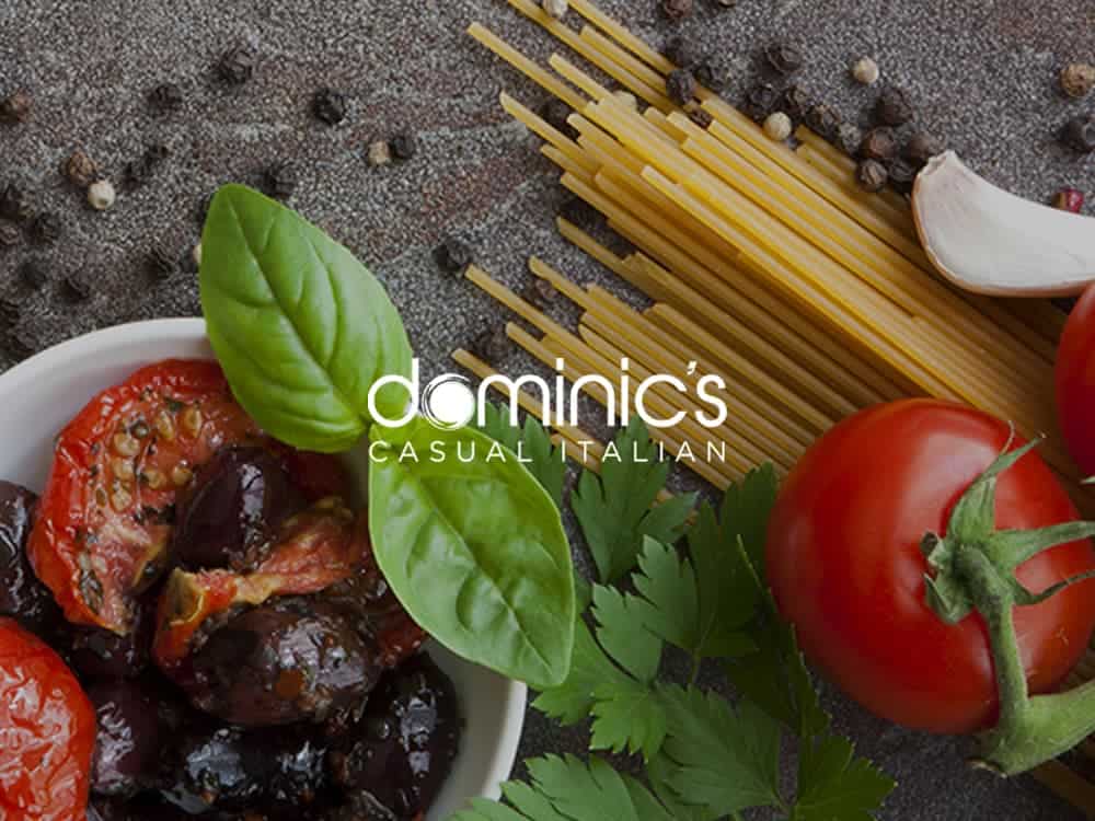 Estudio de caso de tablones de menús digital - Dominic's